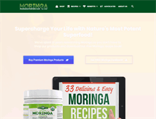 Tablet Screenshot of moringapowder.com